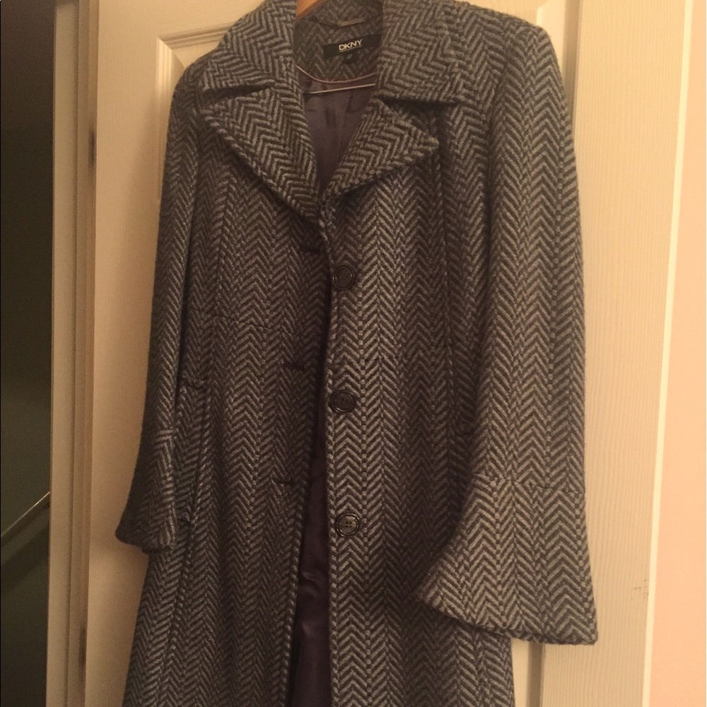 DKNY size 2P long coat